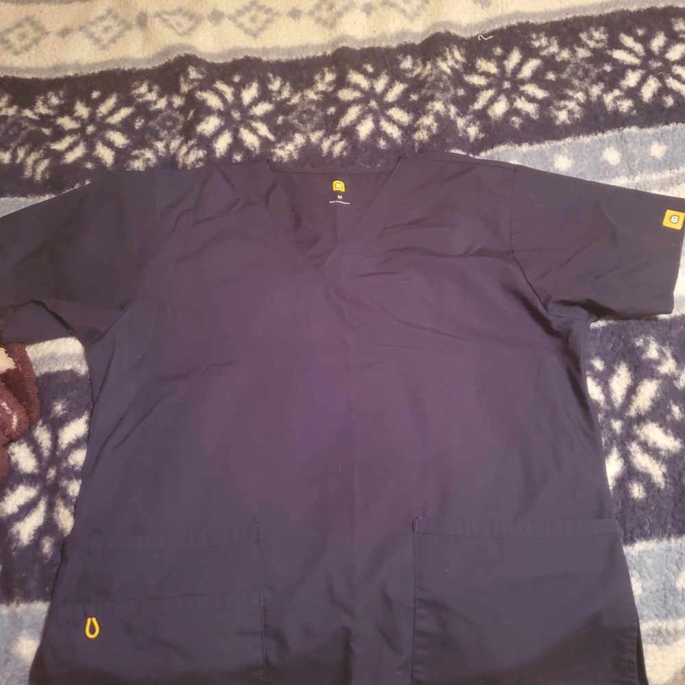 Navy Blue WonderWink 😉 scrub top size Medium